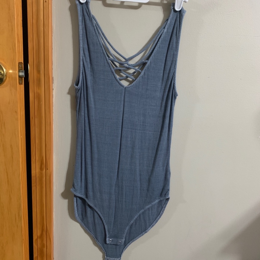 💙AEO Dusty Blue Body Suit💙